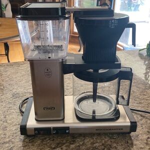 Moccmaster 10 cup coffee maker.